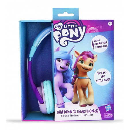 AURICULARES INFANTILES MY LITTLE PONY. PEQUEÑO TAMAÑO CON CABLE Y VOLUMEN ADECUADO
