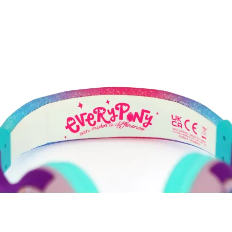 MY LITTLE PONY KINDERHOOFDTELEFOON. KLEIN FORMAAT MET KABEL EN GESCHIKT VOLUME. - The Shop Gamer
