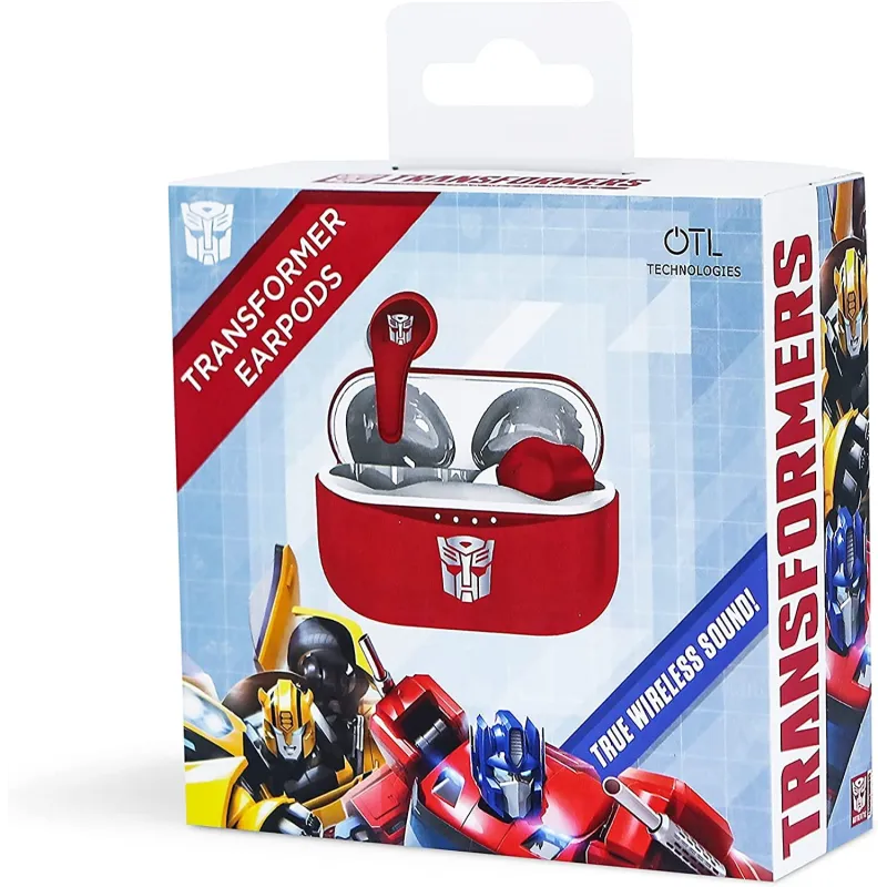 AURICOLARI TRUE WIRELESS TRANSFORMERS CON CUSTODIA DI RICARICA - The Shop Gamer