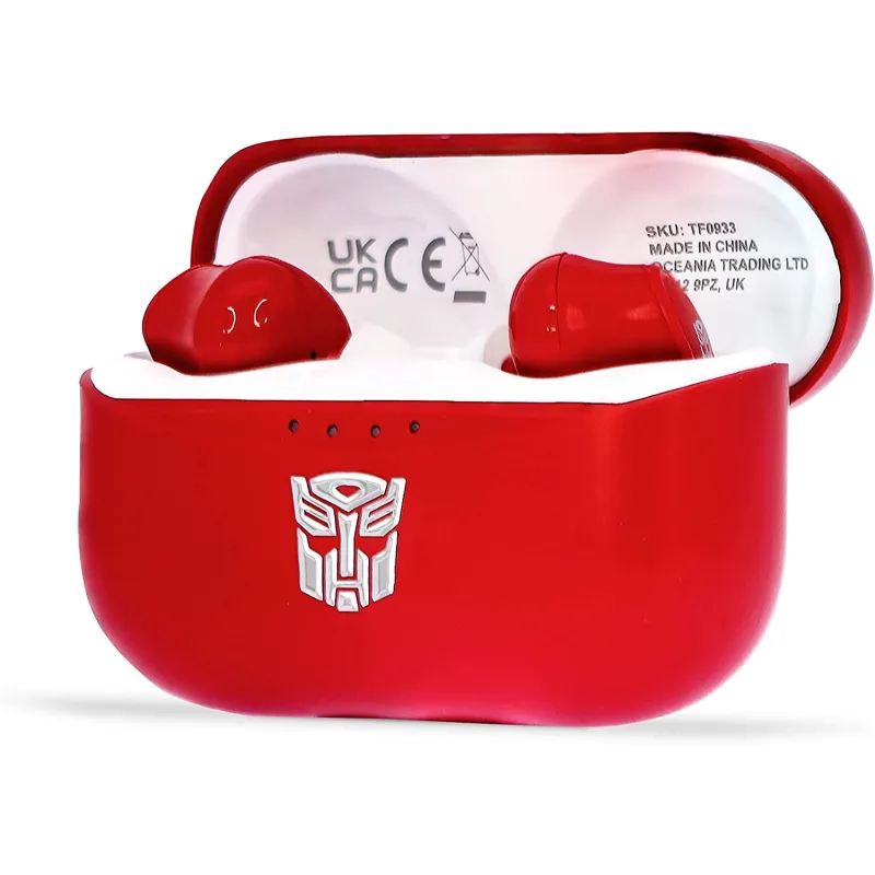 ÉCOUTEURS TRUE WIRELESS SOUND TRANSFORMERS AVEC ÉTUI DE RECHARGE - The Shop Gamer