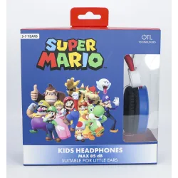 CASQUE AUDIO POUR ENFANTS SUPER MARIO ET SES AMIS, FILAIRE, VOLUME ADAPTÉ AUX ENFANTS - The Shop Gamer