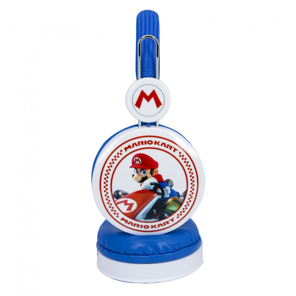 AURICULARES INFANTILES MARIO KART CON CABLE Y VOLUMEN ADECUADO PARA NIÑOS