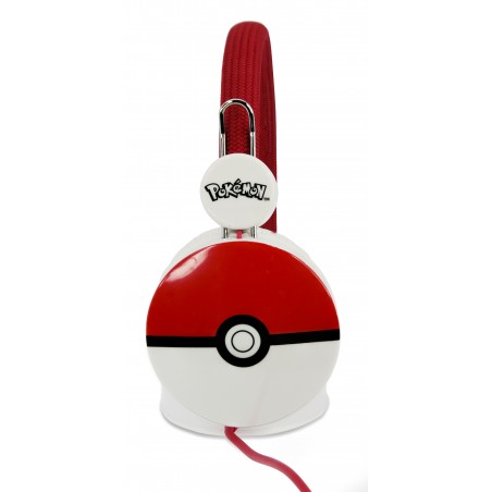 AURICULARES INFANTILES POKEMON POKEBALL CON CABLE Y VOLUMEN ADECUADO PARA NIÑOS