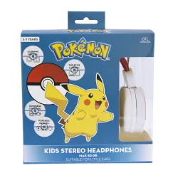 CASQUE AUDIO POUR ENFANTS POKEMON POKEBALL AVEC CÂBLE ET VOLUME ADAPTÉ AUX ENFANTS - The Shop Gamer
