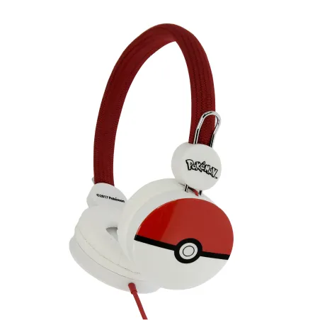CUFFIE PER BAMBINI POKEMON POKEBALL CON CAVO E VOLUME ADATTO AI BAMBINI - The Shop Gamer