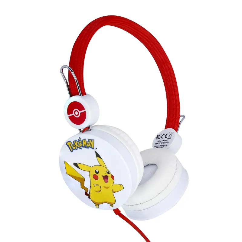 CUFFIE PER BAMBINI POKÉMON PIKACHU CON CAVO E VOLUME ADATTO AI BAMBINI - The Shop Gamer