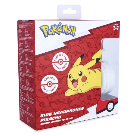 POKEMON PIKACHU CHILDREN'S HEADPHONES WITH CABLE AND CHILD-FRIENDLY VOLUME - The Shop Gamer