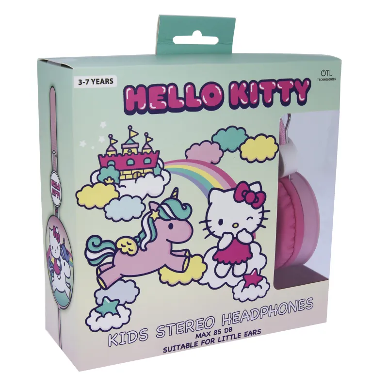 CUFFIE PER BAMBINI HELLO KITTY UNICORNO CON CAVO E VOLUME ADATTO AI BAMBINI - The Shop Gamer
