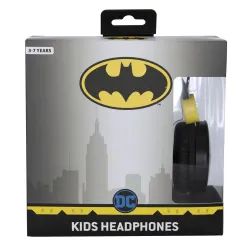 CUFFIE PER BAMBINI BATMAN COMIC CON CAVO E VOLUME ADATTO AI BAMBINI - The Shop Gamer