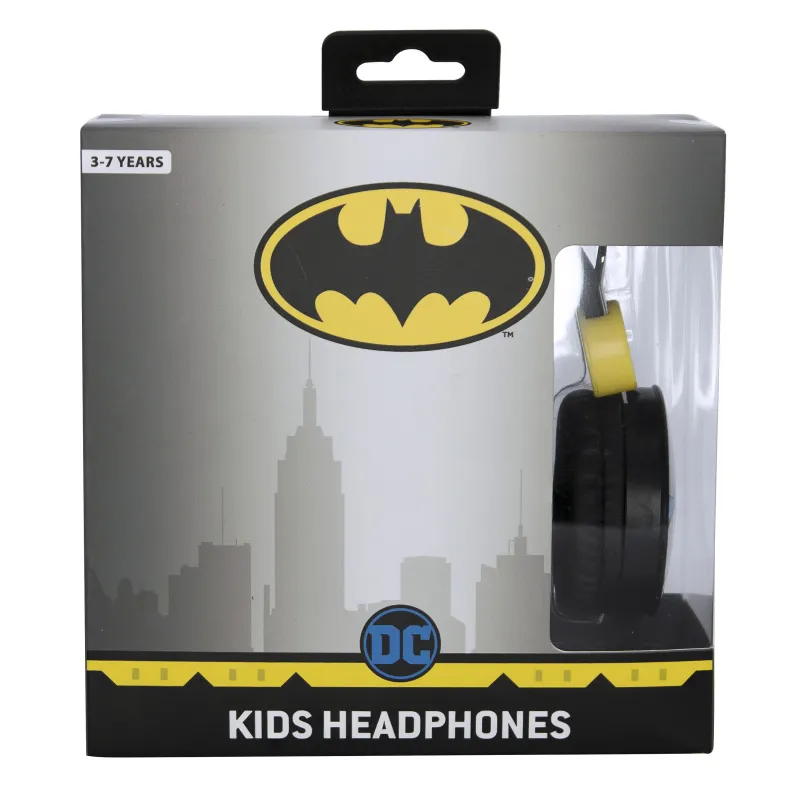 CASQUE AUDIO ENFANT BATMAN COMIC AVEC CÂBLE ET VOLUME ADAPTÉ AUX ENFANTS - The Shop Gamer