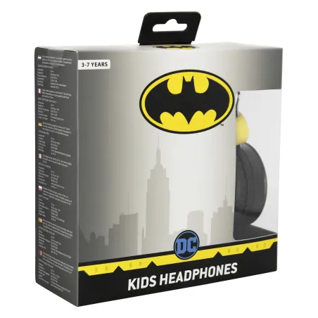 CUFFIE PER BAMBINI BATMAN COMIC CON CAVO E VOLUME ADATTO AI BAMBINI - The Shop Gamer