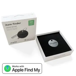CHIPOLO ONE SPOT BLACK ITEM FINDER COMPATIBLE WITH APPLE FIND MY IOS - The Shop Gamer