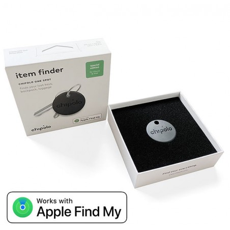 CHIPOLO ONE SPOT NEGRO BUSCADOR DE OBJETOS COMPATIBLE CON BUSCAR DE APPLE IOS