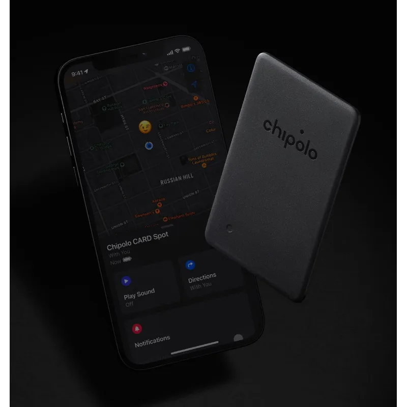 CHIPOLO CARD SPOT, CARTE LOCALISATRICE D’OBJETS COMPATIBLE AVEC LOCALISER D’APPLE SUR IOS - The Shop Gamer