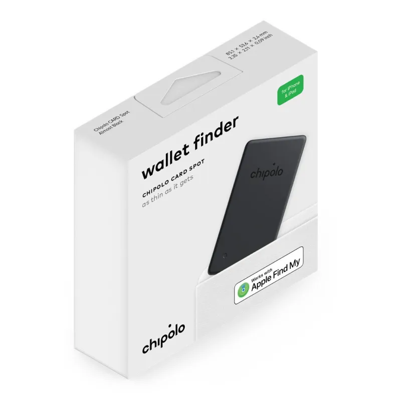 CHIPOLO CARD SPOT, CARTE LOCALISATRICE D’OBJETS COMPATIBLE AVEC LOCALISER D’APPLE SUR IOS - The Shop Gamer