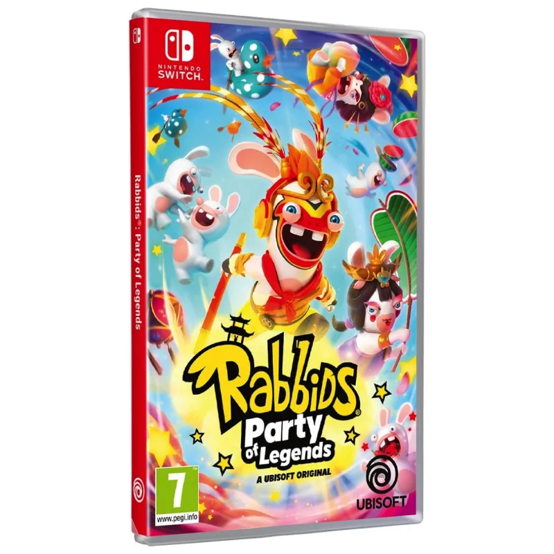 RABBIDS PARTY OF LEGENDS SWITCH PHYSISCHES SPIEL FÜR NINTENDO SWITCH, 50 MINISPIELE - The Shop Gamer