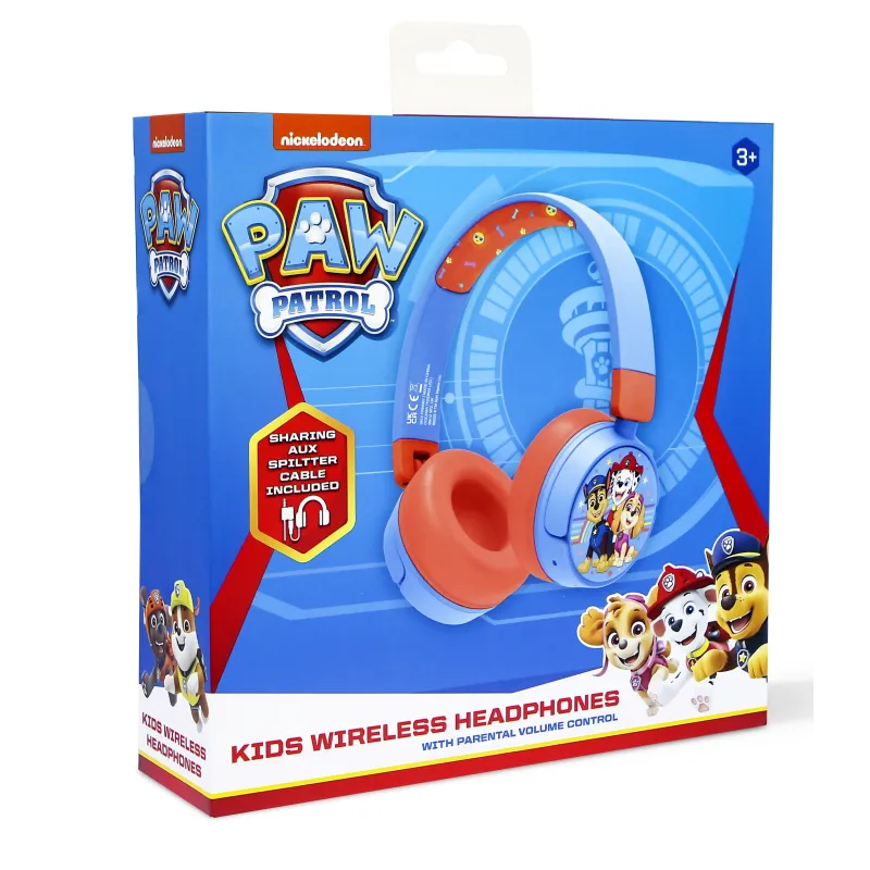 DRAADLOZE OPVOUWBARE BLUETOOTH-KINDERKOPTELEFOON PATRULLA CANINA - The Shop Gamer