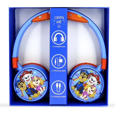 DRAADLOZE OPVOUWBARE BLUETOOTH-KINDERKOPTELEFOON PATRULLA CANINA - The Shop Gamer