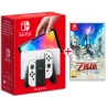 NINTENDO SWITCH OLED WHITE CONSOLE + THE LEGEND OF ZELDA: SKYWARD SWORD HD SWITCH PHYSICAL GAME - The Shop Gamer