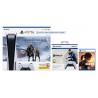 CONSOLA PS5 + DESCARGA GOD OF WAR RAGNARÖK + 2 MANDOS DUALSENSE + JUEGOS FÍSICOS THE LAST OF US PARTE 1 Y HORIZON FORBIDDEN WEST