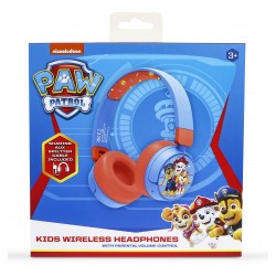 AURICULARES INFANTILES INALÁMBRICOS PATRULLA CANINA BLUETOOTH PLEGABLES
