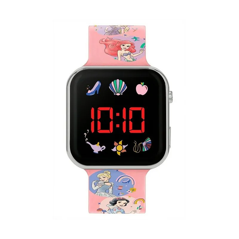 RELÓGIO DIGITAL LED INFANTIL PRINCESAS DISNEY ACCUTIME - The Shop Gamer
