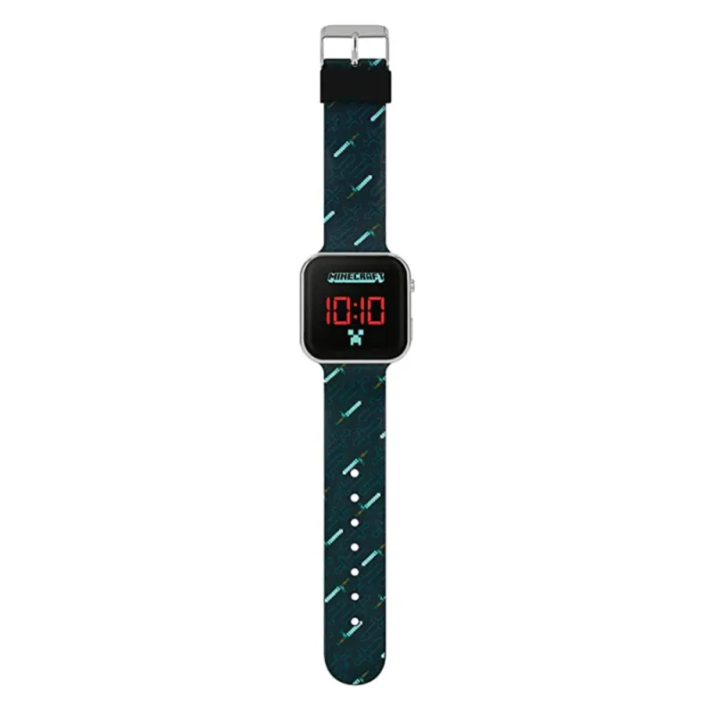 OROLOGIO DIGITALE LED PER BAMBINI MINECRAFT ACCUTIME - The Shop Gamer