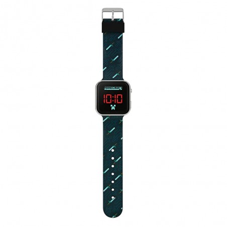 RELOJ DIGITAL LED INFANTIL MINECRAFT ACCUTIME