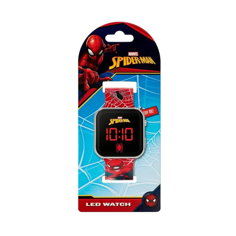 OROLOGIO DIGITALE LED PER BAMBINI SPIDERMAN ACCUTIME - The Shop Gamer