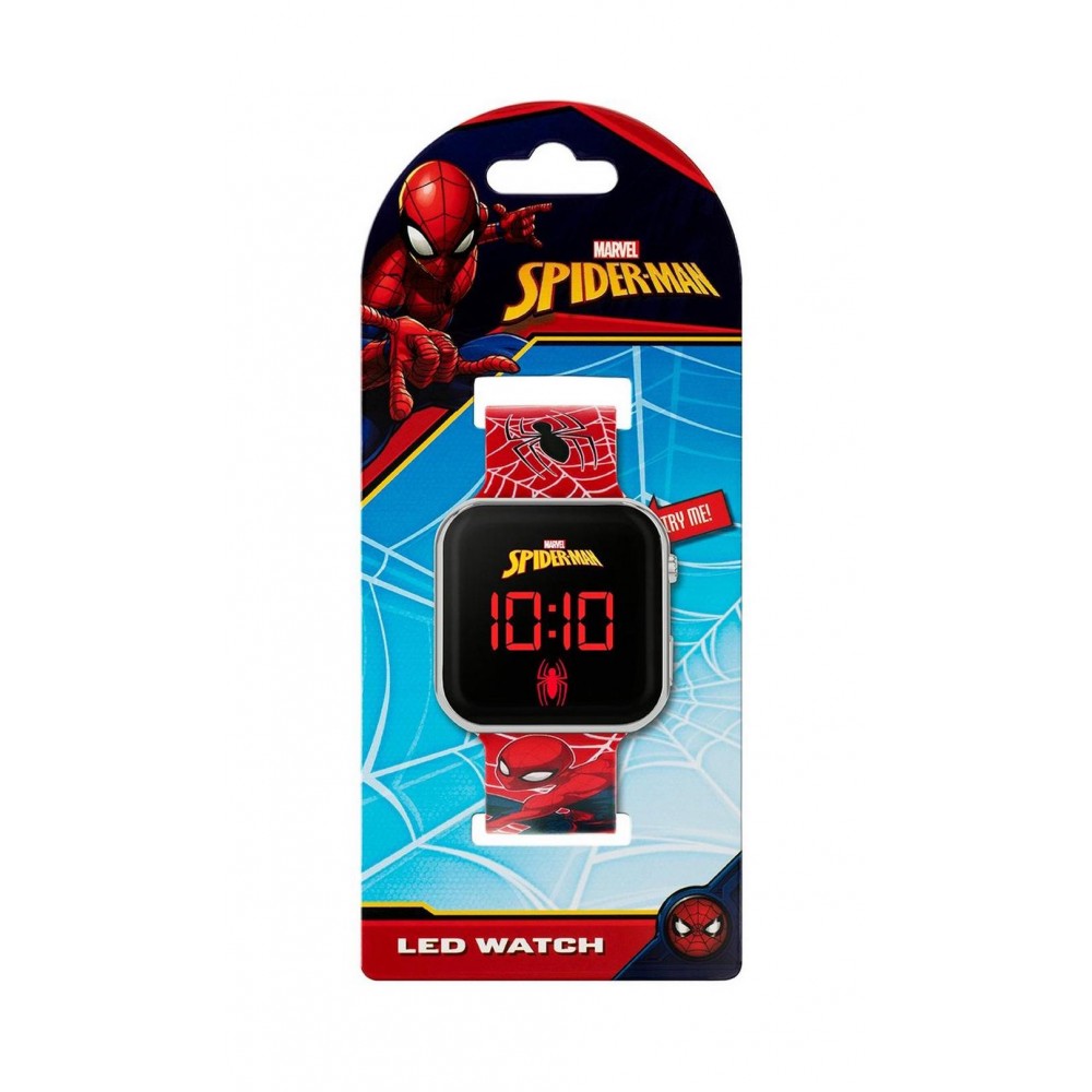 RELOJ DIGITAL LED INFANTIL SPIDERMAN ACCUTIME