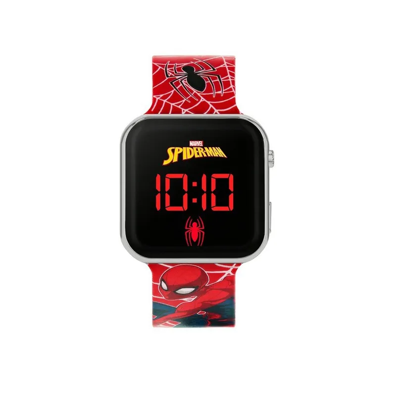 OROLOGIO DIGITALE LED PER BAMBINI SPIDERMAN ACCUTIME - The Shop Gamer