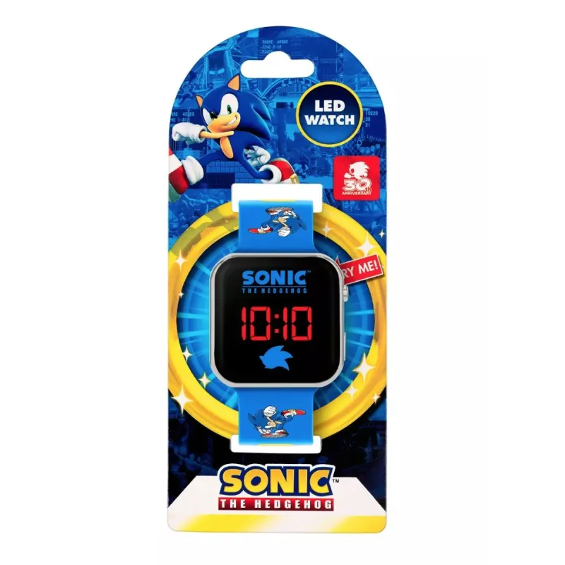 RELOJ DIGITAL LED INFANTIL SONIC THE HEDGEHOG ACCUTIME