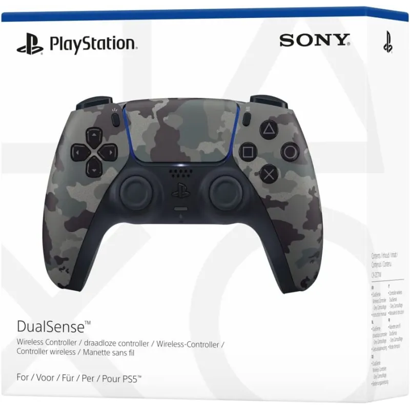 PS5 SONY DUALSENSE GREY CAMO WIRELESS CONTROLLER FOR PLAYSTATION 5 - The Shop Gamer