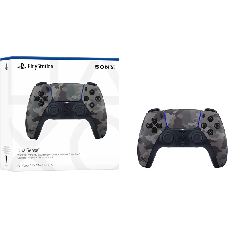 PS5 SONY DUALSENSE GREY CAMO WIRELESS CONTROLLER FOR PLAYSTATION 5 - The Shop Gamer
