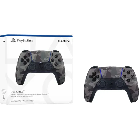 PS5 SONY DUALSENSE GREY CAMO WIRELESS CONTROLLER FOR PLAYSTATION 5 - The Shop Gamer