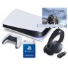 CONSOLA PS5 DIGITAL + DESCARGA GOD OF WAR RAGNARÖK + AURICULARES PULSE 3D + TARJETA PSN 50€