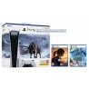 CONSOLA PS5 + DESCARGA GOD OF WAR RAGNARÖK + JUEGOS FÍSICOS THE LAST OF US PARTE 1 Y HORIZON FORBIDDEN WEST