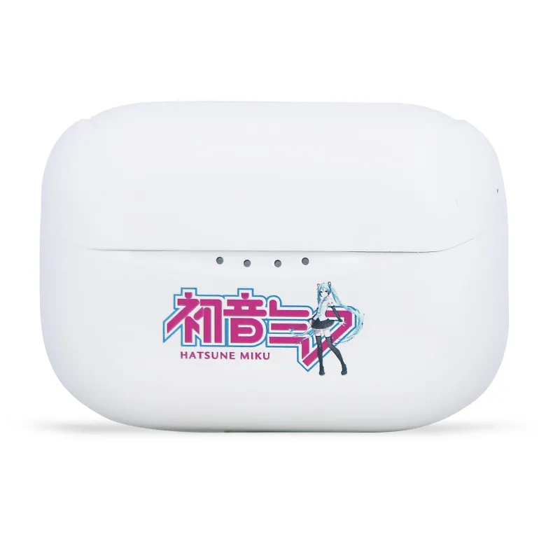 AURICULARES TRUE WIRELESS SOUND HATSUNE MIKU SEM FIOS COM ESTOJO DE CARREGAMENTO - The Shop Gamer
