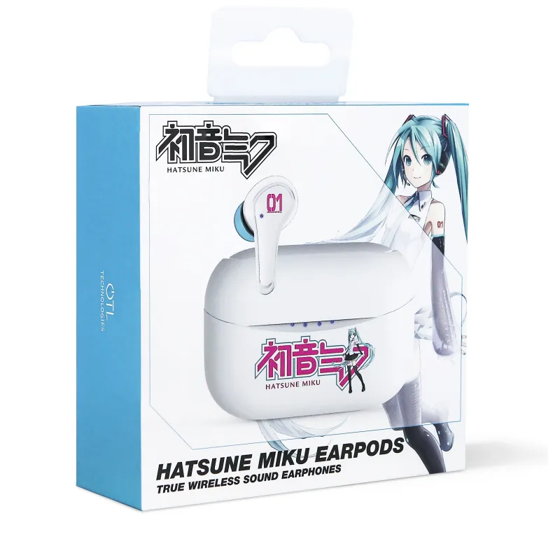 ÉCOUTEURS TRUE WIRELESS SOUND HATSUNE MIKU AVEC ÉTUI DE RECHARGE - The Shop Gamer