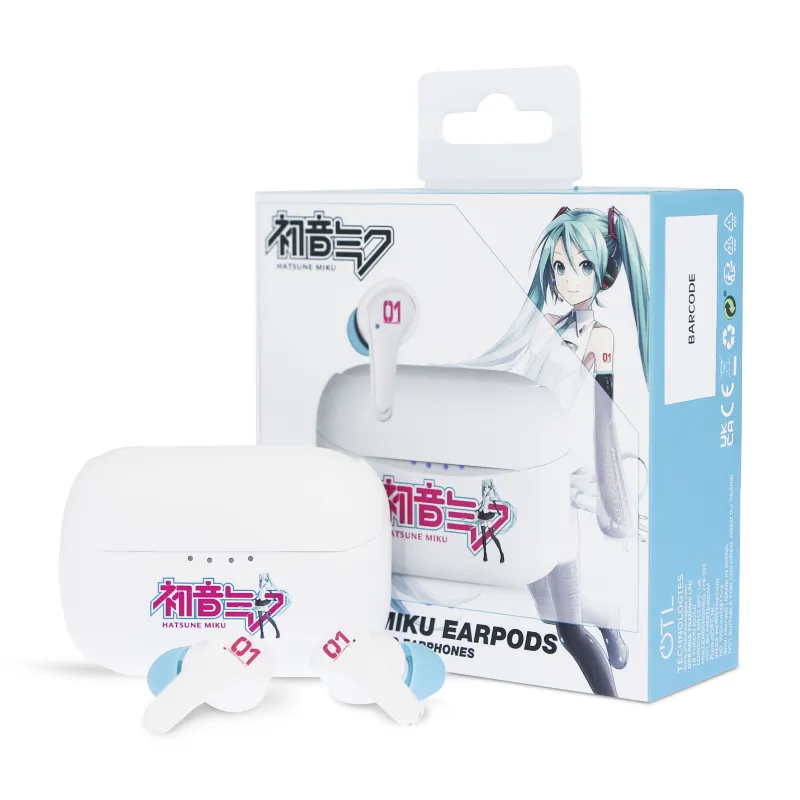 ÉCOUTEURS TRUE WIRELESS SOUND HATSUNE MIKU AVEC ÉTUI DE RECHARGE - The Shop Gamer