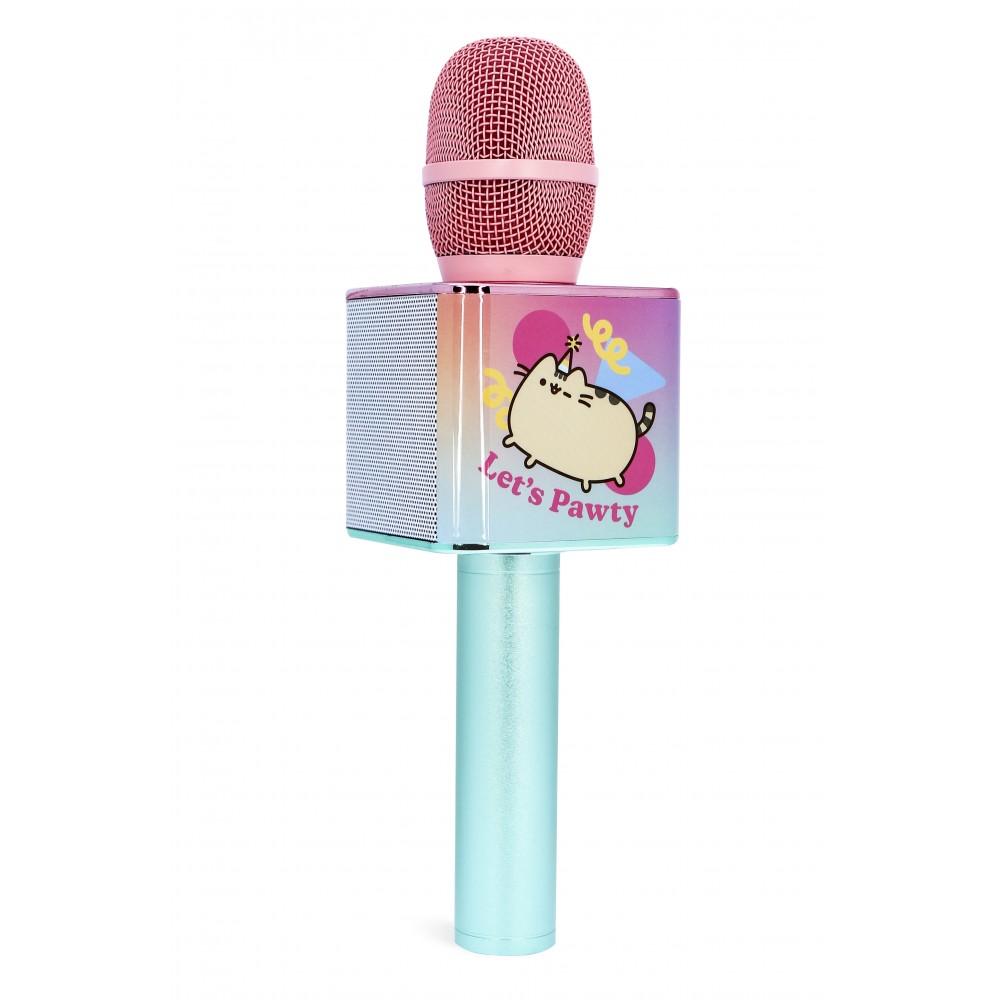 MICRÓFONO KARAOKE PUSHEEN INALÁMBRICO CON ALTAVOZ PARA CUALQUIER FUENTE DE SONIDO