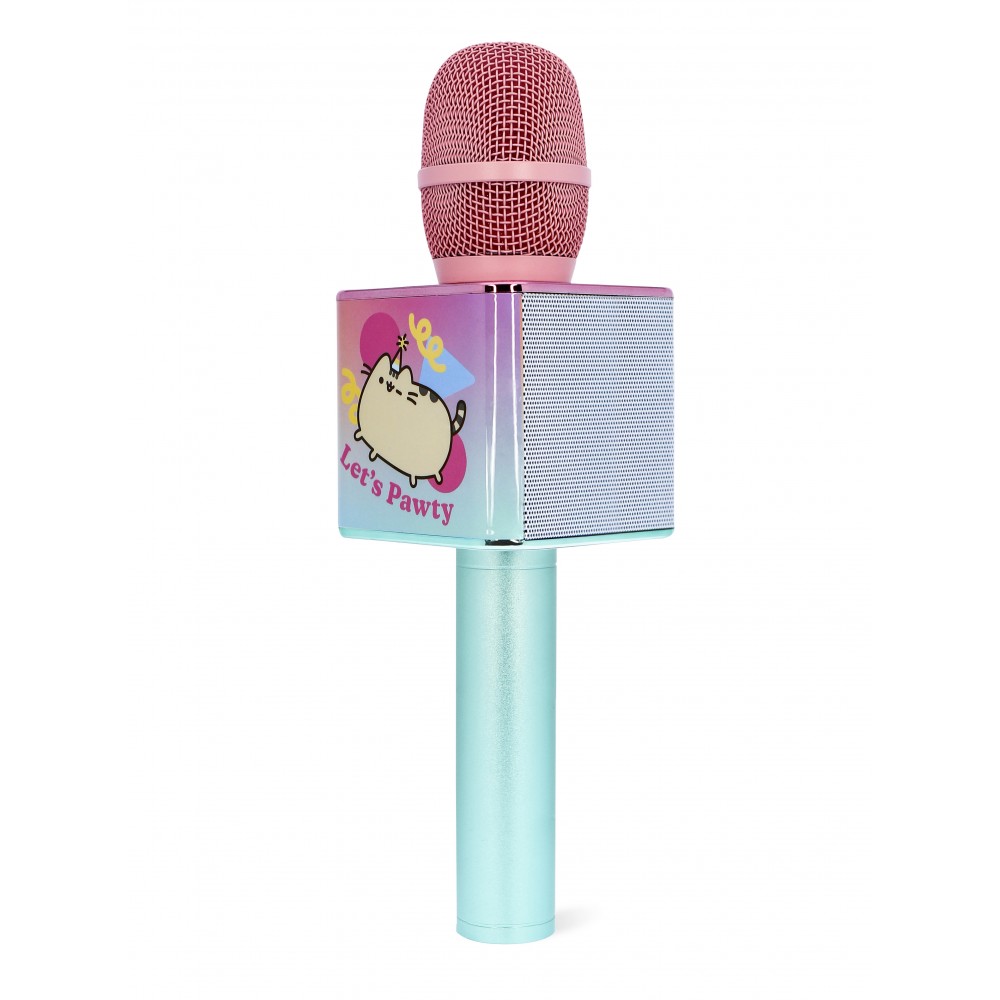 MICRÓFONO KARAOKE PUSHEEN INALÁMBRICO CON ALTAVOZ PARA CUALQUIER FUENTE DE SONIDO