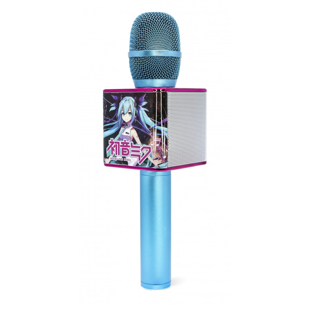 MICRÓFONO KARAOKE HATSUNE MIKU INALÁMBRICO CON ALTAVOZ PARA CUALQUIER FUENTE DE SONIDO