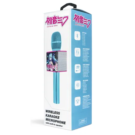 MICRO KARAOKÉ SANS FIL HATSUNE MIKU AVEC HAUT-PARLEUR POUR TOUTE SOURCE AUDIO - The Shop Gamer