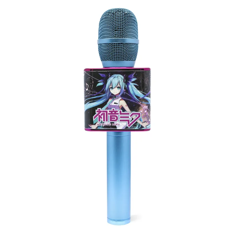 DRAADLOZE KARAOKEMICROFOON HATSUNE MIKU MET LUIDSPREKER VOOR ELKE GELUIDSBRON - The Shop Gamer