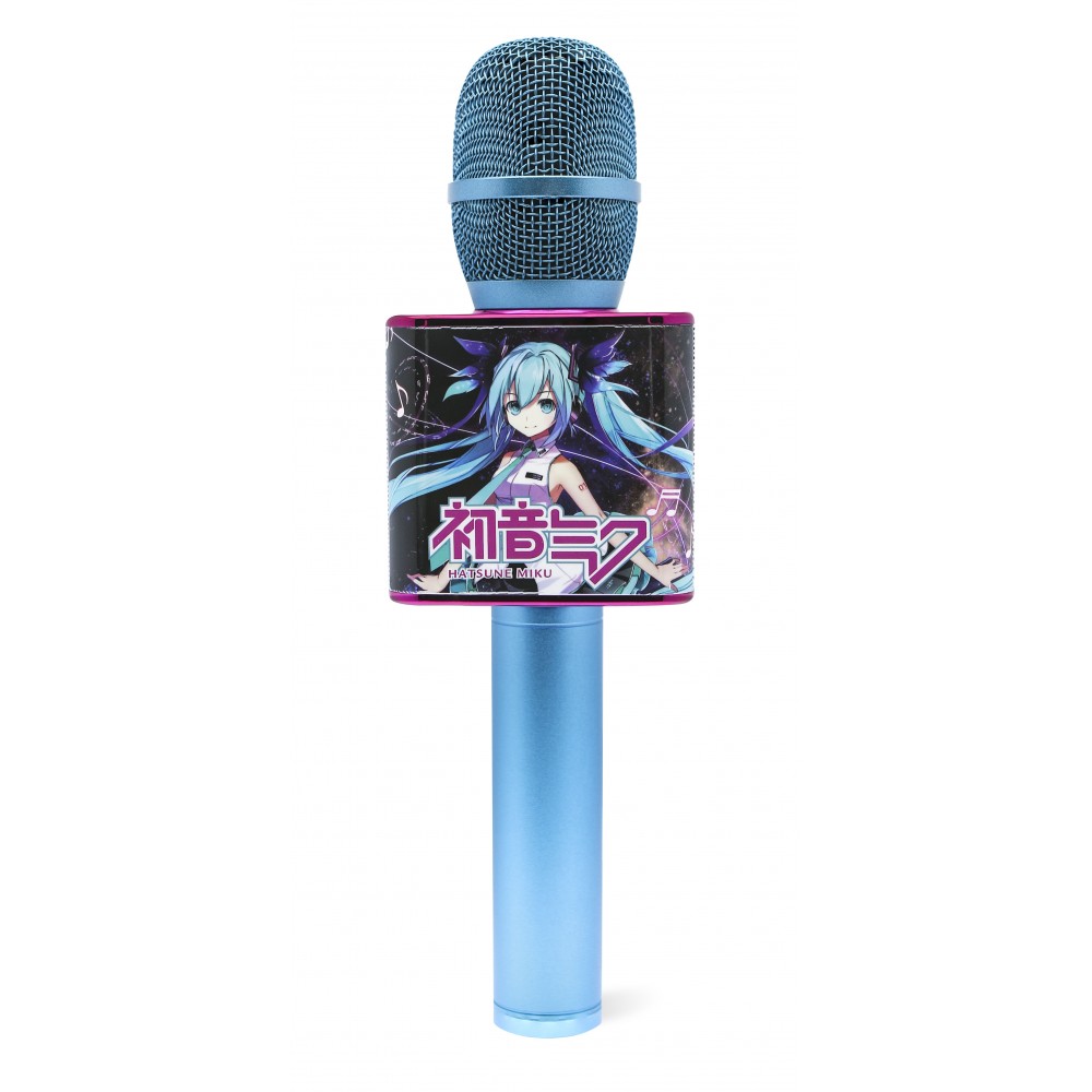 MICRÓFONO KARAOKE HATSUNE MIKU INALÁMBRICO CON ALTAVOZ PARA CUALQUIER FUENTE DE SONIDO