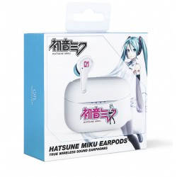 AURICULARES TRUE WIRELESS SOUND HATSUNE MIKU INALÁMBRICOS CON ESTUCHE DE CARGA