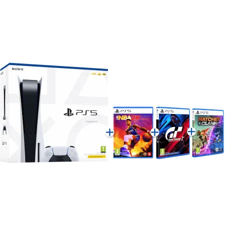 PLAYSTATION 5 KONSOLE + NBA2K23 + GT7 + RATCHET & CLANK - The Shop Gamer
