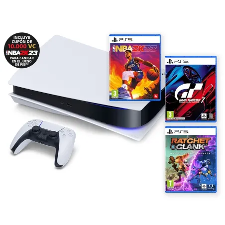 PLAYSTATION 5 KONSOLE + NBA2K23 + GT7 + RATCHET & CLANK - The Shop Gamer