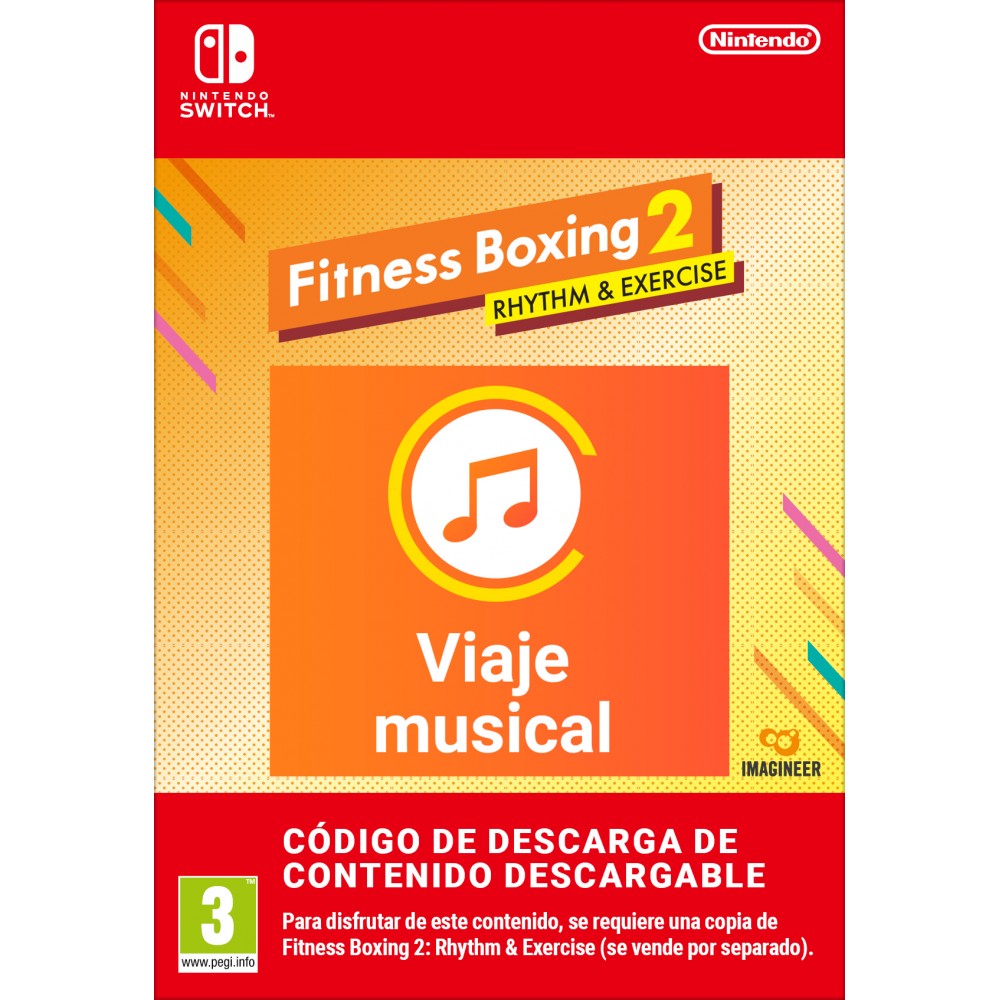 FITNESS BOXING 2: VIAJE MUSICAL CÓDIGO DIGITAL DE CONTENIDO ADICIONAL